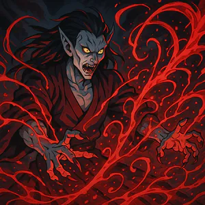 Thumbnail for Générateur d'Art Démoniaque Sanguin (Demon Slayer)