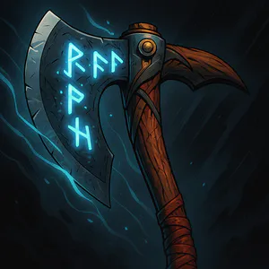 Thumbnail for Leviathan Axe Runic Attack Generator (God of War)